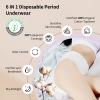BezBezz Organic Disposable Period Underwear for Women S/M, Postpartum Panties, Heavy Flow Leak Proof Overnight Pads Diaper, Ultra Soft Keep Dry Fresh, Control Odor, Unscented for Sensitive Skin view 2
