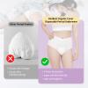 BezBezz Organic Disposable Period Underwear for Women S/M, Postpartum Panties, Heavy Flow Leak Proof Overnight Pads Diaper, Ultra Soft Keep Dry Fresh, Control Odor, Unscented for Sensitive Skin view 4