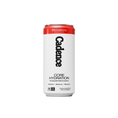 Cadence Electrolyte Drink Cans Melonberry - Case (355ml x 12) - US | Science-Backed Hydration | Zero Sugar, Zero Caffeine | Sodium, Potassium & Magnesium for Performance & Recovery