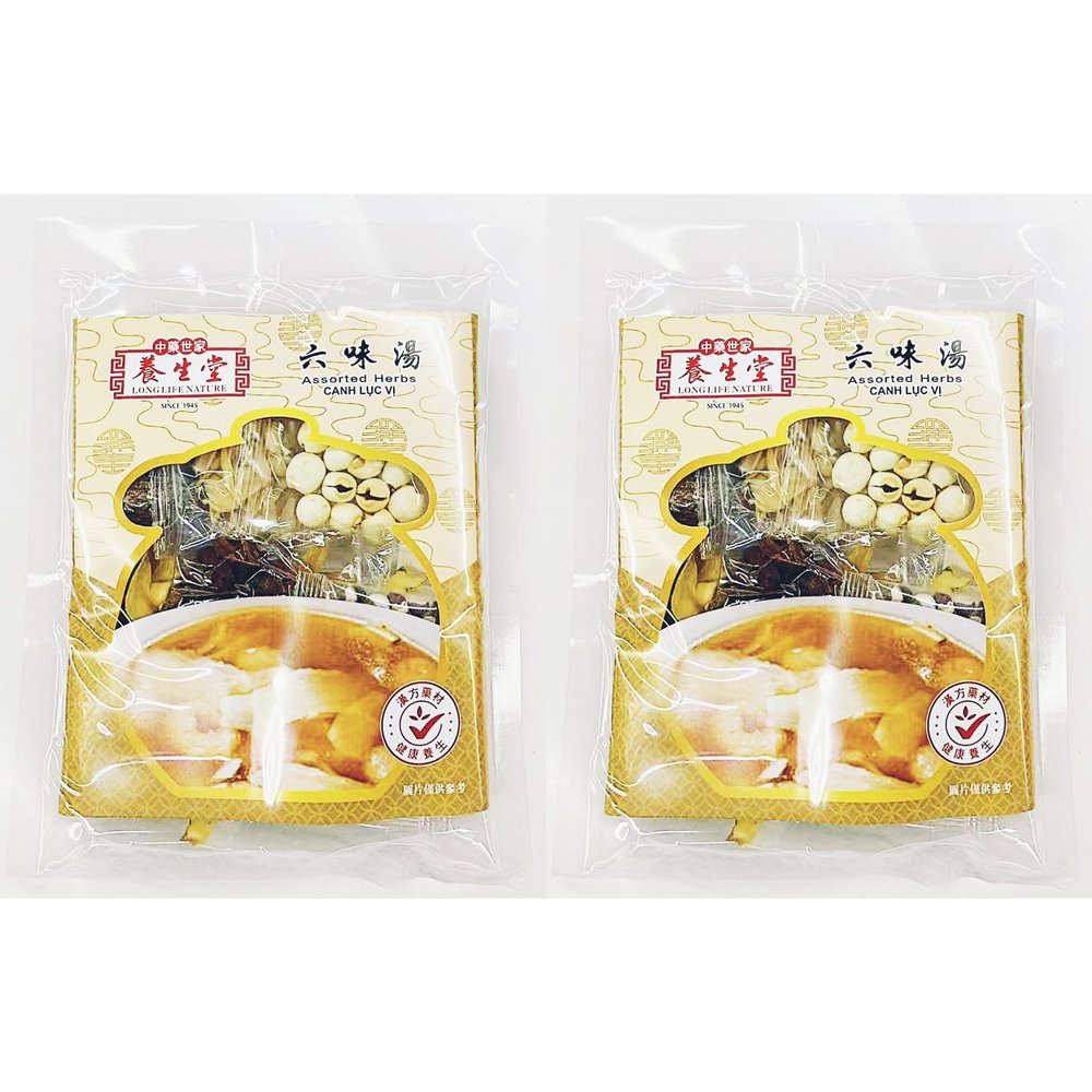 Assorted Herbs,Canh Luc Vi Traditional Chinese Soup Mix,2.1 Oz, Pack of 2