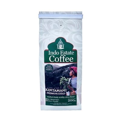 Indo Estate Coffee, Indonesia Coffee, Kintamani Premium Gold, 200g, Powder (Pack of 1)