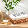 100 Pcs Bathroom Rules Paper Napkins Disposable Hand Towels for Bathroom 3 Ply Decorative Etiquette Guest Napkins for Powder Room Wedding Birthday Holiday Anniversary, Black White view 4