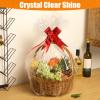Bonison Large Cellophane Gift Basket Bags 3040 Inch, 10 Pack Clear Easter Basket Wrap Bags for Large Gift Baskets, Party Favor Treat Bags with Ties for Easter, Birthday, Wedding & Holiday Gifts view 4