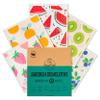 Harps&Seb Swedish Dishcloths for Kitchen Dish Towels - 5 Pack, Non-Scratch Reusable Paper Towels, Super Absorbent Washable Swedish Dish Cloths, No Odor, Biodegradable,Summer Design view 1