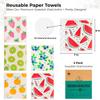 Harps&Seb Swedish Dishcloths for Kitchen Dish Towels - 5 Pack, Non-Scratch Reusable Paper Towels, Super Absorbent Washable Swedish Dish Cloths, No Odor, Biodegradable,Summer Design view 2