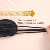 12 Pcs Blind Fold for Game Sleep Eye Masks Set, Black Blindfolds Mask Games Eye Cover with Adjustable Elastic Strap Blind Folds for Game, Travel Sleeping view 2
