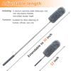 2 Pack Mini Microfiber Feather Duster for Cleaning, with Extendable Pole, Hand Washable Dusters, Cleaning Tools for Office, Car, Window, Furniture view 2