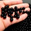 10Pcs 30mm Natural Black Obsidian Sphere Quartz Crystal Ball Rock view 3