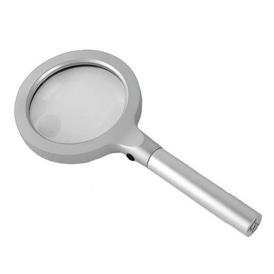 10 Times Handheld Magnifying Glass HD, Reading LED Large 100mm Magnifying Glass Magnifiers