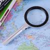 10 Times Handheld Magnifying Glass HD, Reading LED Large 100mm Magnifying Glass Magnifiers view 3