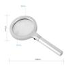 10 Times Handheld Magnifying Glass HD, Reading LED Large 100mm Magnifying Glass Magnifiers view 4