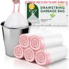 1.2 Gallon Trash Bags Drawstring for Bathroom - Magesh 125 Count Mini Small Garbage Bag Unscented Strong Thick Plastic Trash Can Liners for Toilet Home Office and Bedroom view 1