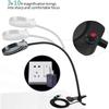 Magnifying Glass,Lamp 3X 10X Desk Clip-on Lamp Lighted Illuminated Optical for Inspection Beauty Dentistry 8X15X Flexible Gooseneck Arm Marriage view 3