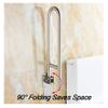 Grab Rails for Bathroom -Handrails,Grab Handles Safety,Handrails Bar Folding Polishing Bathroom, Toilet Handicap Handrail RLY Disabled Shower-Skid Support Handle Towel/Mir view 2