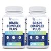 2-Pack Brain Supplements for Memory & Focus | Nootropic with Bacopa, Lion's Mane, Alpha GPC | Mental Clarity & Cognitive Support | Vitamin B6 & B12 240 Caps (120/Bottle) view 1