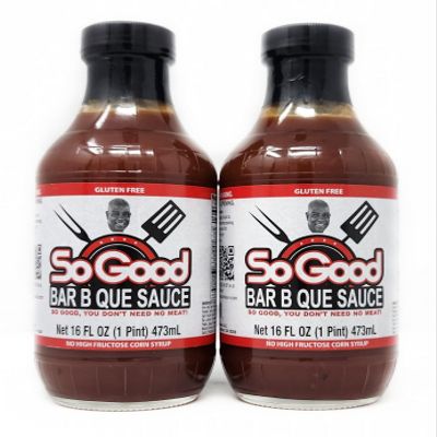 2 Pack of Barbecue Sauce So Good You Dont Need No Meat 16oz Bottles