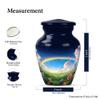 KARYLIZ Flower Urn for Ashes Adult Male - Cremation Keepsakes - Combo of 5, 10 Inch & 3 Inch Burial Urns for Adult Human Ashes Keepsake Funeral Holder view 3