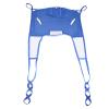 Patient Lift Toileting Hoist Sling, Mesh Universal Patient Full Body Lift Sling with Commode Opening Divided Leg Shower Sling Medical Transfer Belt for Elderly Disabled Bedridden Patients(Blue,Small) view 2