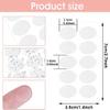 VIHLANATH Invisible Ear Lobe Support for Heavy Earrings 30 Pack, Invisible Transparent Stretchable Adjustable for Heavy Earrings, Support Patches for Girls Ear Lobe Tape view 4