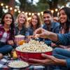All-in-One Popcorn Party Kit - Includes 4 x Obelys 2lb Gourmet Kernels, 1 Premium Salt Cartons, 1 Gallon Popping Oil, 1 Stainless Steel Shaker & 1 Measuring Spoon for Movie Nights & Celebrations view 4