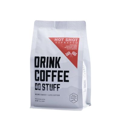Hot Shot Espresso - Roasted by Drink Coffee Do Stuff - Freshly Ground Coffee - 2 Pound Bag