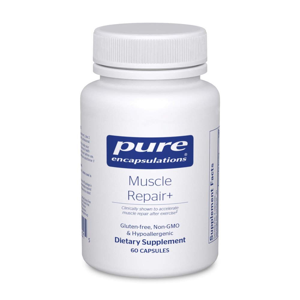 Pure Encapsulations Muscle Repair+ Athletic Nutritional Dietary Supplement - Supports Muscle Fiber Recovery Rate, Cell Repair & Function for Active Lifestyles* - 60 Capsules