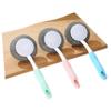 DEARMAMY Long Handle Steel Ball Brush Dish Scrubber for Cleaning Pots Dishes Glasses Bowls Pans Non-Slip Grip Blue Dishwashing Brush Random Style view 1
