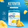 ANS Performance Ketovita Supplement Beta-Hydroxybutyrate Ketones Drink Powder with Zero Sugar and 30 Servings, Boosts Metabolism, Pineapple Punch view 2