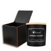 Gift Paradise Bamboo & Coconut Premium Scented Candle 7oz All-Season Soy Wax Candle with Wooden Wick Non-Toxic, Vegan, Clean Burn Glass Jar Wooden Gift Box Included view 1