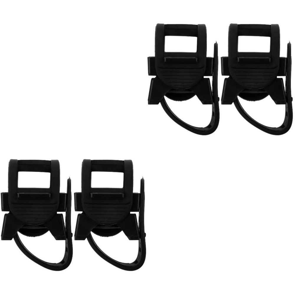 NIYANGLE 4pcs Cane Holder for Wheelchair Crutch Storage Rack Easy Install Walking Stick Organizer Fit for Mobility Scooters Sturdy Design for Seniors