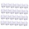 CALLARON 24Pcs Folding Tart Boxes Transparent Cake Packaging with Ribbon for and Treats for Parties and Events view 1