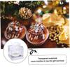 CALLARON 24Pcs Folding Tart Boxes Transparent Cake Packaging with Ribbon for and Treats for Parties and Events view 3
