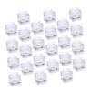 CALLARON 24Pcs Folding Tart Boxes Transparent Cake Packaging with Ribbon for and Treats for Parties and Events view 4