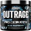 Outrage Ultra HIGH STIM Pre-Workout Powder for Men | 400mg Caffeine, L-Citrulline, Beta-Alanine, Creatine | Extreme Energy, Focus, Strength & Endurance (30 Servings, Blue Raspberry) view 1
