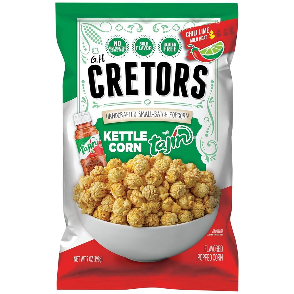 G.H. Cretors Tajin Kettle Popcorn, 7 oz (Pack of 6)