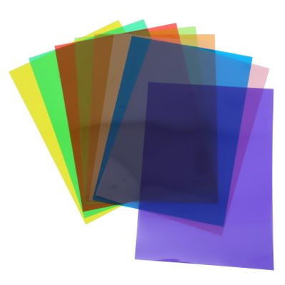 LIFKOME 9Sheets Colored Cellophane Paper Transparent DIY Wrapping Material for Creative Crafting Multi Color Variety for present Baskets Flowers and Arts Crafts