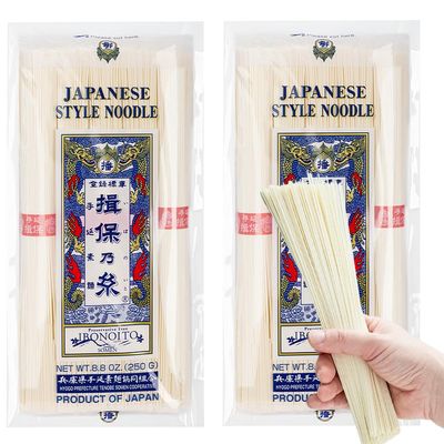 2 Packs IBONOITO Japanese Somen Noodles, 8.8-Ounce Ibonoito Somen Japanese Noodles