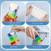 10 Pack Bulk Pocket Tissues, 3-Ply Soft Travel Tissue, Rainbow Gradient Design, 10 Sheets per Pack Individual Packs Portable Facial Tissues for, Office, School, and Daily Use view 3