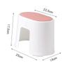 SWOOMEY Household Foot Stool for Adults Plastic Toilet Stepping Stool Non-Slip Base for Bathroom Use for Toilet and Sink view 2