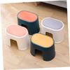 SWOOMEY Household Foot Stool for Adults Plastic Toilet Stepping Stool Non-Slip Base for Bathroom Use for Toilet and Sink view 4