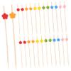Alipis 100pcs Disposable Bamboo Cocktail Picks Creative Flamingo Fruit Sticks for Parties Appetizers and Desserts for Sandwiches and Snacks view 1