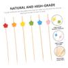 Alipis 100pcs Disposable Bamboo Cocktail Picks Creative Flamingo Fruit Sticks for Parties Appetizers and Desserts for Sandwiches and Snacks view 3