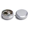 Cute Otter Pill Box 3 Compartment Small Pill Case with Mirror for Purse & Pocket Travel Medicine Organizer Daily Medication Container Portable Pillbox Metal Medicine Box Round Meds Case view 3