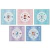 Skater LBL3-A Lunchbox, Rice Ball Wraps, Pack of 30, 7.1 x 7.1 inches (18 x 18 cm), 6 Each of 5 Patterns, Includes Fastener Stickers, Disney, Frozen view 2
