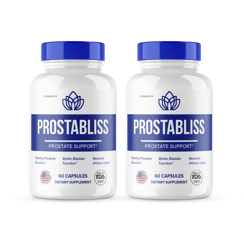 (2 Pack) Prostabliss, Official Prostabliss Pills for Men, Prosta Bliss Advanced Formula to Support Prostate Health, Prostabliss Support Supplement Reviews All Natural, 2 Month Supply 120 Capsules
