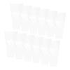 EXQUIMEUBLE 50pcs Clear Bouquet Wrapping -transparency Floral Tissue for Easy Flower Packaging Elegant Presentation Design for Bouquets and