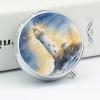 Lighthouse Fantasy Light Pill Box Case 3 Compartment Travel Medicine Pill Organizer 3x A Day Portable Vitamin Organizer with Mirror Small Pillbox for Purse & Pocket Cute Daily Medicine Container Metal view 4