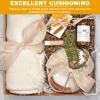 Crinkle Cut Paper Shred Filler,1 LB Brown Shredded Paper for Gift Boxes Bags Basket Filler Decoration,Grass Cushion Paper Streamer Stuffing for Christmas,Thanksgiving,Mother's Day Gift Wrapping view 3
