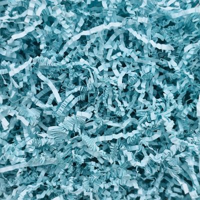 Crinkle Cut Paper Shred Filler,1 LB Blue Shredded Paper for Gift Boxes Bags Basket Filler Decoration,Grass Cushion Paper Streamer Stuffing for Christmas,Thanksgiving,Mother's Day Gift Wrapping