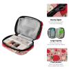 QwThum Cute Red Apples Cute Pill Organizer Weekly Travel Pill Box 7 Day Large Capacity Pill Dispenser with 8 Pill Container Daily Pill Box Organizer Vitamin Holder Pill Bottle Organizer Small view 4